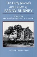 Cover: The Early Journals and Letters of Fanny Burney, Volume IV - McGill-Queen's University Press