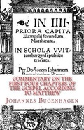 Cover: Commentary on the First Four Chapters of the Gospel according to Matthew - Repristination Press