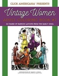 Cover: Vintage Women: Adult Coloring Book #7 - Synchronista LLC