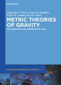 Cover: Metric Theories of Gravity - De Gruyter