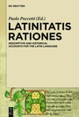Cover: LATINITATIS RATIONES - De Gruyter