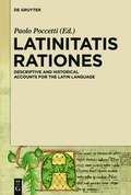 Cover: LATINITATIS RATIONES - De Gruyter