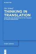 Cover: Thinking in Translation - De Gruyter
