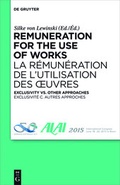 Cover: Remuneration for the Use of Works - De Gruyter