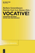 Cover: Vocative! - De Gruyter Mouton