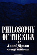Cover: Philosophy of the Sign - State University of New York Press