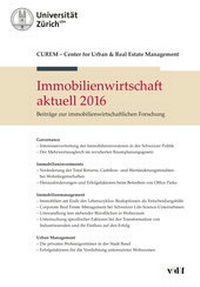 Abbildung von: Immobilienwirtschaft aktuell 2016 - vdf Hochschulverlag AG