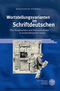 Abbildung von: Wortstellungsvarianten im Schriftdeutschen - Universitätsverlag Winter
