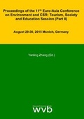 Cover: Conference on Environment and CSR: Tourism, Society and Education Session (Part II) - wvb Wissenschaftlicher Verlag Berlin