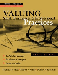 Enlarge image Cover: Valuing Small Businesses and Professional Practices - Irwin Professional Publishing