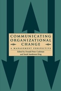 Cover: Communicating Organizational Change - State University of New York Press