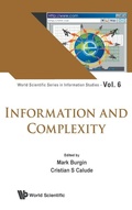 Cover: Information And Complexity - World Scientific Publishing Co Pte Ltd