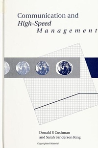 Enlarge image Cover: Communication and High-Speed Management - State University of New York Press