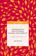 Cover: Subversion in Institutional Change and Stability - Palgrave Macmillan