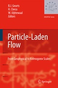 Cover: Particle-Laden Flow - Springer