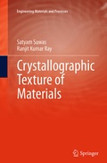 Cover: Crystallographic Texture of Materials - Springer