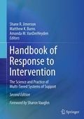 Cover: Handbook of Response to Intervention - Springer