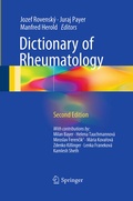 Cover: Dictionary of Rheumatology - Springer