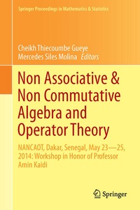Enlarge image Cover: Non-Associative and Non-Commutative Algebra and Operator Theory - Springer