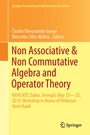 Cover: Non-Associative and Non-Commutative Algebra and Operator Theory - Springer