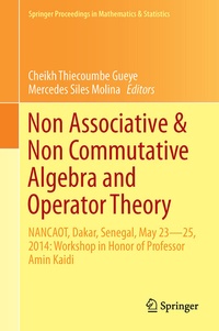 Abbildung von: Non-Associative and Non-Commutative Algebra and Operator Theory - Springer