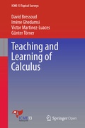 Cover: Teaching and Learning of Calculus - Springer