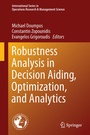 Cover: Robustness Analysis in Decision Aiding, Optimization, and Analytics - Springer