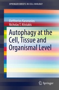 Cover: Autophagy at the Cell, Tissue and Organismal Level - Springer