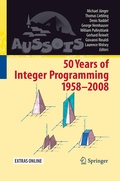 Bild: 50 Years of Integer Programming 1958-2008 - Springer