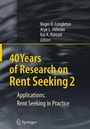 Cover: 40 Years of Research on Rent Seeking 2 - Springer