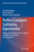 Cover: Perfect/Complete Scattering Experiments - Springer