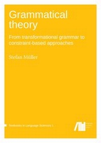 Enlarge image Cover: Grammatical theory / volume 2 - Freie Universität Berlin Universitätsbibliothek