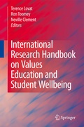 Cover: International Research Handbook on Values Education and Student Wellbeing - Springer