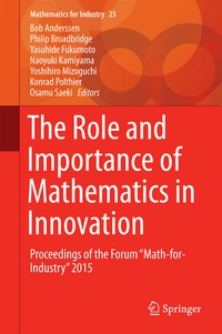 Enlarge image Cover: The Role and Importance of Mathematics in Innovation - Springer