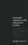 Cover: Corporate Autonomy and Institutional Control - McGill-Queen's University Press