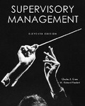 Cover: Supervisory Management - Pearson