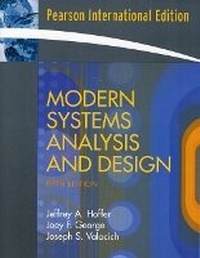 Enlarge image Cover: Modern Systems Analysis and Design - Pearson