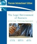 Cover: Legal Environment of Business - Pearson