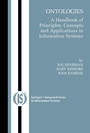 Cover: Ontologies - Springer