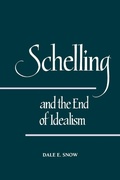 Cover: Schelling and the End of Idealism - State University of New York Press