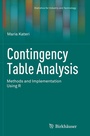 Cover: Contingency Table Analysis - Birkhauser Boston Inc