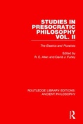 Cover: Studies in Presocratic Philosophy Volume 2 - Routledge
