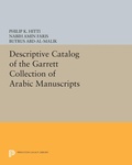Cover: Descriptive Catalogue of the Garrett Collection - Princeton University Press