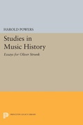 Cover: Studies in Music History - Princeton University Press