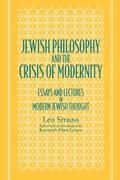 Cover: Jewish Philosophy and the Crisis of Modernity - State University of New York Press