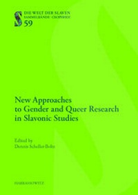 Abbildung von: New Approaches to Gender and Queer Research in Slavonic Studies - Harrassowitz Verlag