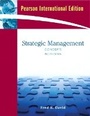 Cover: Strategic Management - Pearson