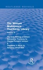 Cover: The William Makepeace Thackeray Library - Routledge