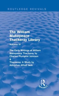 Enlarge image Cover: The William Makepeace Thackeray Library - Routledge