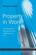 Cover: Property in Work - Routledge